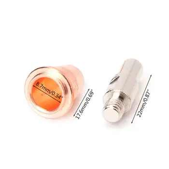 10buc/Set S45 Consumabile Kit Electrozi 0,8 mm Vârful Duzei De Tăiere cu Plasmă Lanterna T8NA