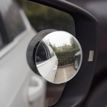 2 buc Auto Universal Convex Reflector Spate Vedere Laterală la fața Locului Orb Oglinzi Rotunde