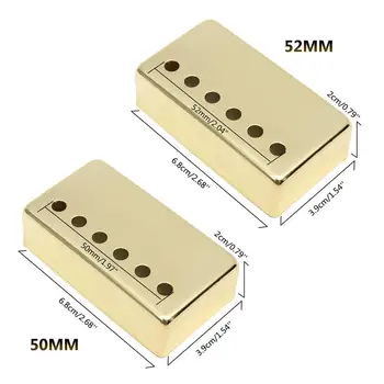 2 Buc/set Lp Chitare Electrice Metalice 50mm Preluare Capac+52mm Preluare de Acoperire Pentru Acest Les Paul Guitarra Accesorii Instrument