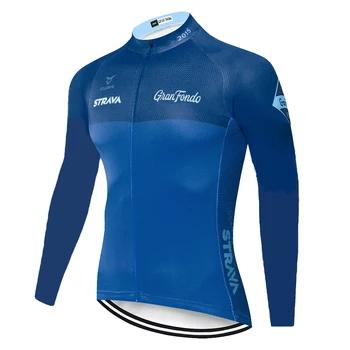 2020 echipa STRAVA cycling jersey vară primăvară Biciclete maillot manga larga ciclismo hombre Munte Biciclete Respirabil jersey