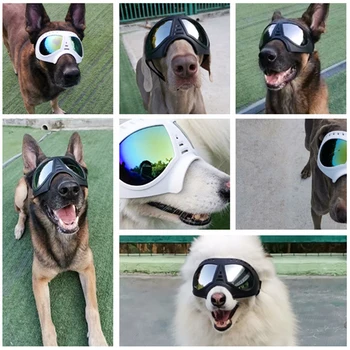 2020 FIERBINTE Reglabil Câine de Companie Ochelari de Soare Anti-UV Ochelari de Soare ochelari de Protecție Impermeabil ochelari de Soare Câine de Companie Furnizează