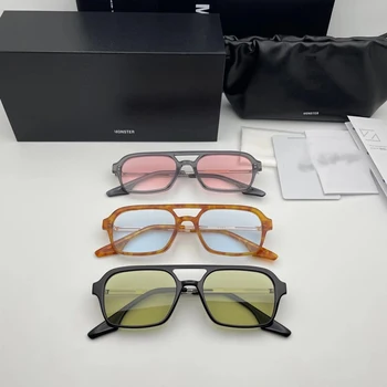 2021 Brand coreean de Moda Acetat de Rame de ochelari de Soare Blând Designer UV400 REGI de Lux Barbati Si Femei ochelari de Soare