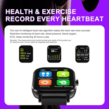 2021 Nou de apelare Bluetooth Ceas Inteligent Bărbați Monitor de Ritm Cardiac IP67 rezistent la apa Sport Tracker de Fitness ECG Suport Smartwatch ebraică