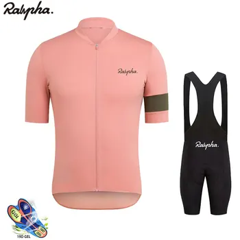 2021Go de Moda Raphaing Ciclism Îmbrăcăminte de Vara cu Maneci Scurte Jersey Set bărbați Ciclism Kit Model Vintage Respirabil Biciclete Rutier