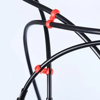 20buc Biciclete MTB Cablului de Frână de S Stil Clipuri Catarama Furtun Ghid Bicicleta Cross Linie Clip Ciclism Accesorii