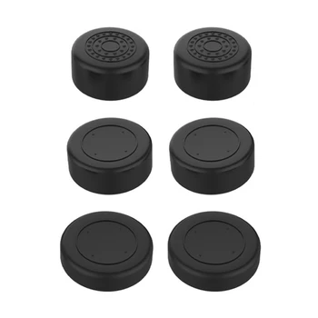 6 Buc Silicon Thumb Grips pentru DualSense Controller Non Alunecare Stick Analog Capace Joc Accessaries pentru DualSense Controller