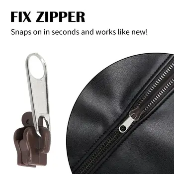 6pcs Universal Instant Fix Fermoar Kit de Reparare Inlocuire Zip Slider Dinți de Salvare Nou Design Fermoare de Cusut Haine