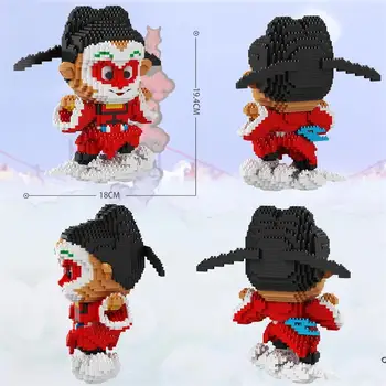 Balody Mini Blocuri de Asamblare Jucării Figura Anime Chineză Desene animate Moneky Wukong Brinquedos Jucărie pentru Copii Adulti, Cadouri pentru Fata