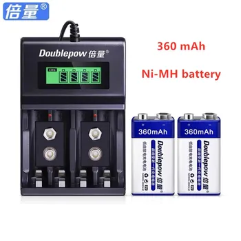 Baterie 9V baterie Li-ion, Ni-MH baterie 9V AA AAA încărcător de baterie reîncărcabilă LCD afișaj inteligent încărcător, încărcător rapid de încărcare