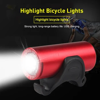 Bicicletă nouă Lumină 5 Modul de Mountain Bike USB de Încărcare Față de Lumină Lumina Coada de Lumină Puternică rezistent la apa de Siguranță lampa de control