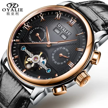 Bărbați 2020 mecanice top brand de lux ceasuri ceasuri digitale din piele mecanic automatic ceas pentru bărbați pentru bărbați ceasuri de mana