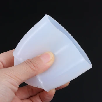 Cilindru Alb Transparent Silicon Mucegai Rășină Lumânare Mucegai Cristal Adeziv De Turnare Mucegai Casa De Bijuterii A Face Suculente Lut Matrite