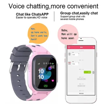 Copii Ceasuri Locație Tracker Anti-a pierdut Ceas Inteligent de Copii SOS Impermeabil Ceas Smartwatch cu SIM Card Copil Viziona Fete Băiat Cadou