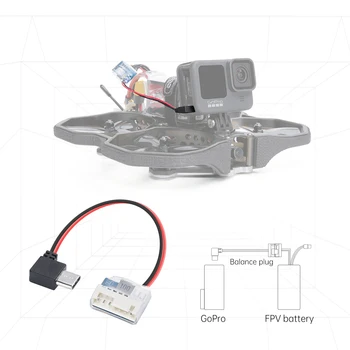De Alimentare de Sârmă Pentru Camera Cablu de Alimentare RC Echilibru Plug de Tip C Adaptor BEC Sârmă pentru FPV RC Drone