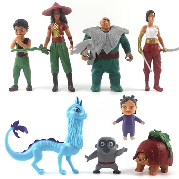 Disney Anime Raya și Ultimul Dragon Acțiune Figura Jucării de Desene animate PVC Raya Printesa Collectiable Model de Păpușă Jucărie Copil Cadou de ziua de nastere