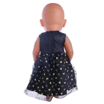Dragut Imprimare Punctate De Tifon Fusta Haine Papusa De 18 Inch American Doll Fete Si 43 Cm La Nou-Născut Articole Pentru Copii,Generația Noastră
