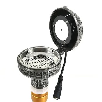 E-Shisha Smokepan Electronice Narghilea Tutun Castron cu Ceramică, Cărbune de Titularul Narghilea Chicha Nargile Waterpijp Pentru Narghilea/Sheesh
