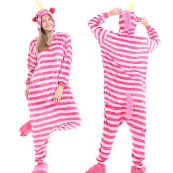 Flanel Toothless Kigurumi Pentru Adulți Animal Onesie Bărbați Cosplay Desene Animate Pijamale Pentru Femei Salopeta Sleepwear Costum De Halloween