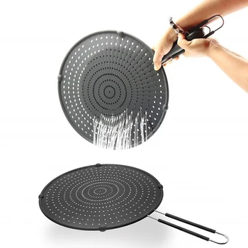 Gadget-uri de bucătărie Silicon Stropi Ecran 32cm Capac Spill Stopper se Acoperă de Pază Stabilite pentru Gătit tigaie tigaie din fonta pot Folosi