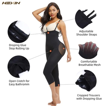 HEXIN Femei Body Shaper Talie Antrenor fără Sudură Shapewear fajas colombianas Burtica Control Fund de Ridicare Lenjerie Body Push-Up
