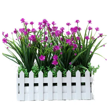 Home Decor Flori Artificiale 4BUC Porumb Flori Bonsai Gard de Plastic Fals Plante Pentru Gradina Decor Acasă Decorare Accesorii