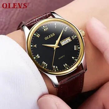Iubitor de piele, Ceasuri Cuarț Impermeabil Ceas de Cuplu Brand de Lux Pereche Bărbat Și Femeie Ceas Relogio Masculino Reloj Mujer