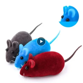 Jucarii Pisica Mini Amuzant Mouse-Jucarii Pentru Pisici Pisoi Animale De Companie Accesorii Colorate Sunet Mouse-Ul Jucării De Pluș Jucărie Rat Pisica Livrările De Produse Pentru Animale De Companie