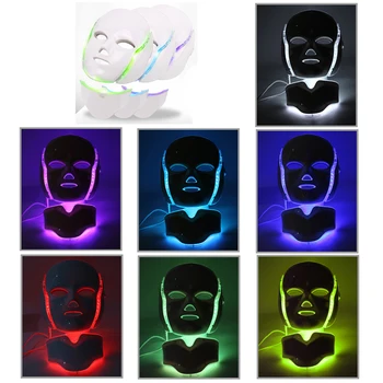 Led Masca 7 Culori Led Masca Faciala Terapia Cu Fotoni Masca De Fata Terapia Cu Lumină De Întinerire A Pielii Terapie Antirid Acnee Strângeți Pielea Prea