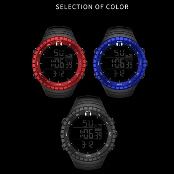 LED-uri Digitale Ceasuri pentru Barbati Ceas Sport din Plastic Cadran rezistent la apa 30M Curea de PU Ceasuri Relogio Masculin Reloj Hombre Picătură navă