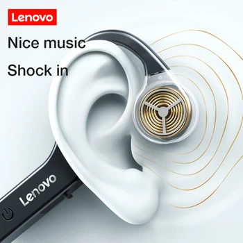 Lenovo X4 Conducție Osoasă Căști fără Fir Bluetooth Casti 5.0 TWS Stereo Gât Sport Căști Impermeabil Sweatproof Cu Microfon