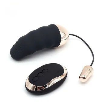 LOAEY Negru Violet USB Reîncărcabilă 10 Viteza de Control de la Distanță fără Fir Vibratoare Sex Dragoste Oua Vibratoare Jucarii Sexuale Pentru Femei