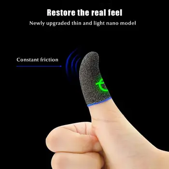 Luminos Deget Mănuși Pentru Jocuri Telefon Mobil Jocuri Controler De Joc Cu Degetul Deget Mănuși Touch Screen Mini Mâneci Respirabil