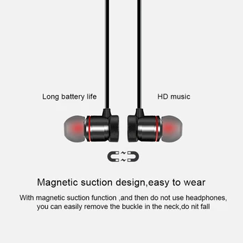 M9 Magnetic Wireless In-Ear De Reducere A Zgomotului Căști Bluetooth Casti Cu Microfon Sudoare Dovada Setul Cu Cască Stereo Dropshipping