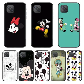 Mickey Mouse-ul de Moda de Telefon Caz acoperire Pentru OPPO A91 9 83 79 92s 5 F9 A7X Reno2 Realme6pro 5 negru tpu capacul mobil