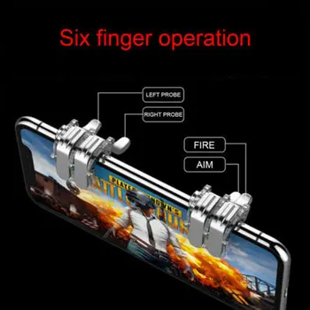 Mobile Declanșa Gamepad Controller L1R1 Buton de Incendiu Shooter de Declanșare Prindere Scopul Tasta Joystick pentru iPhone Android PUBG /Cutite GT