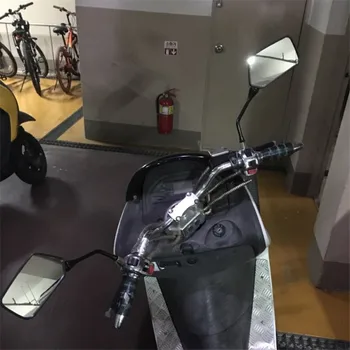 Negru de motociclete accesorii moto retrovizoare oglinzi pentru kawasaki, honda, suzuki, vespa, benelli yamaha oglinda retrovizoare motocicleta