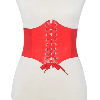 Negru roșu alb pentru femei corset feminin gotic îmbrăcăminte underbust talie sexy mireasa bustiera top corpul shapewear VB0001
