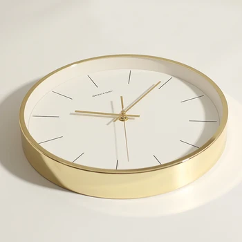 Nordic Creativ Modern Ceas de Perete Lux Minimalist Acasă Mut Ceas de Perete Camera de zi Dormitor Cuarț Ceas Rotund Decor Acasă C6T