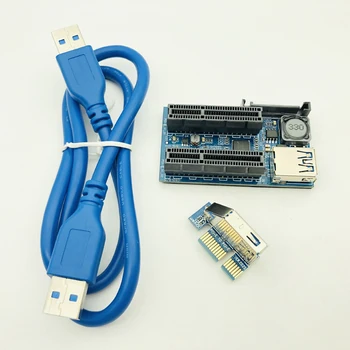 NOUL Add-On Card PCI Express USB 3.0 Adaptor de Fonduri Componente PC Extender PCIE Riser PCI-E Riser Card PCI E Coloană pentru placa Video