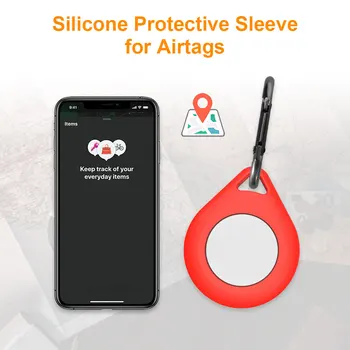 Pentru Apple Airtags Lichid de Silicon Manșon de Protecție Pentru Apple Localizare Tracker Dispozitiv Anti-lost Breloc Manșon de Protecție Fierbinte