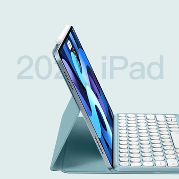 Pentru iPad Air 4 10.9 Magnetice Caz de Tastatură Inteligent fără Fir Mouse-ul și Tastatura pentru iPad Pro 11 2018 2020 2021 Funda Caz