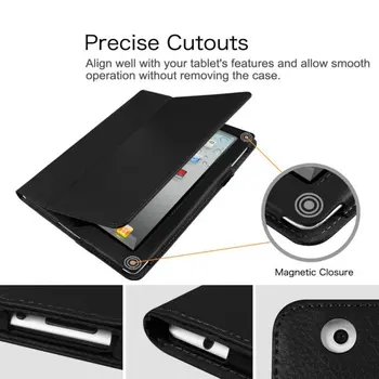 Pentru ipad mini 4 Smart din Piele Suport Magnetic Caz Acoperire Profesional și Elegant