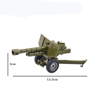 Prietenii Blocuri Militare Serie Mitraliere, Arme de Tun DIY Blocuri de Constructii pentru Copii Jucării Blocuri Accesorii