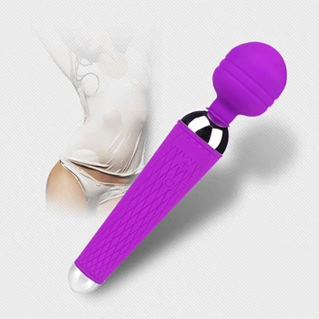 Puternică Baghetă AV Vibratoare Jucarii Sexuale pentru Femei Juguetes Sexules Clitoris Masturbari Masaj Sex Shop silicon USB Reîncărcabilă