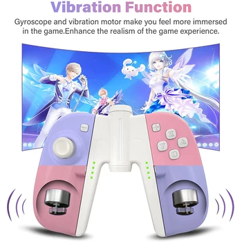 Stoga Bluetooth Wireless Turbo Macro de Trezire Gamepad Controller Pentru Nintendo Comutator Joystick 6 axe gyro