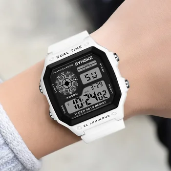 SYNOKE de Lux de Top de Moda Sport Ceas Barbati Ceas Impermeabil Ceasuri Digitale Ceas Militar de Sport Ceasuri Reloj Hombre 2021 Noi