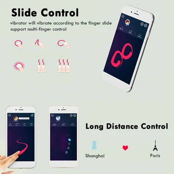 Telecomanda Wireless Ou de G-Spot Penis artificial Vibratoare APP Vibrator Invizibil Purta Chilotei Vibratoare Jucarii Sexuale Pentru Femei