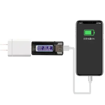 Tester USB Voltmetru 4V-30V 0-3A Încărcător Indicator de Capacitate Timp de Afișare Mobil Baterie Detector