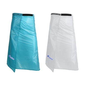 Ușor 15D Strat de Silicon de Viteze Ploaie Ploaie Ploaie Lungă Kilt Impermeabil Pantaloni Fusta Pantaloni Pentru Drumeții în aer liber Camping