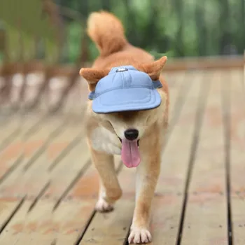 Vara Drăguț Câine De Companie Pălărie Capac În Aer Liber Câine De Baseball Capac De Panza Mic Câine De Protecție Solară Accesorii De Moda Drumeții Produse Pentru Animale De Companie S M L